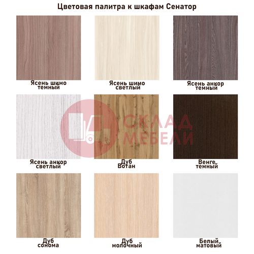  Шкаф-купе 3Д Пескоструй цветной Senator в Симферополе Крыму