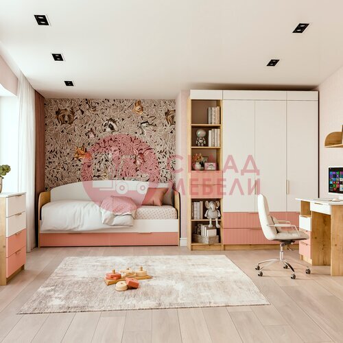  Кровать Лавис КРД 900.1 белый ДСВ в Симферополе Крыму