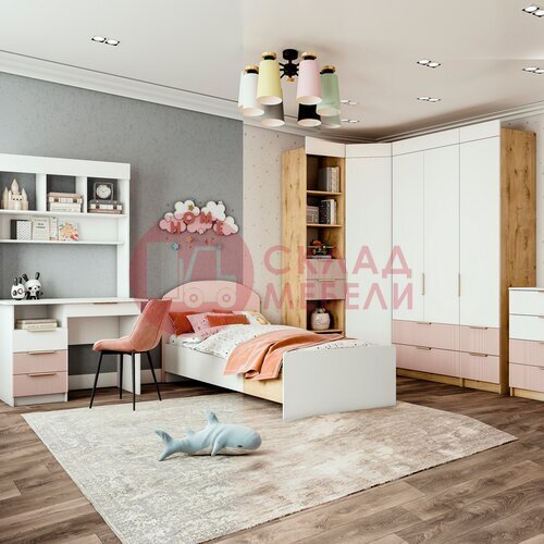  Кровать Лавис КРД 900.1 белый ДСВ в Симферополе Крыму