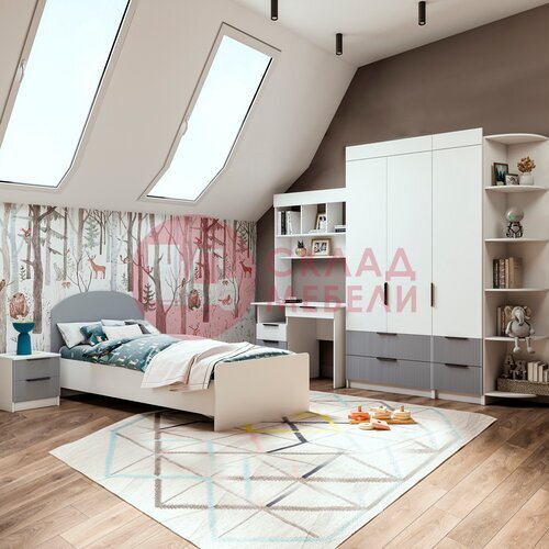  Шкаф угловой Лавис ШДУ 765.1 белый ДСВ в Симферополе Крыму