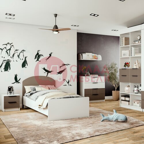  Стеллаж Лавис СД 900.1 белый ДСВ в Симферополе Крыму