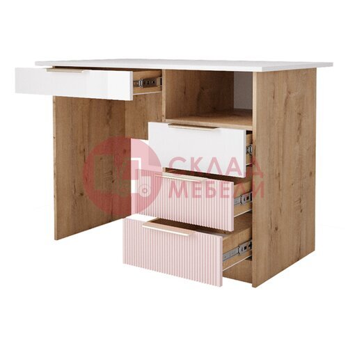  Стол письменный Лавис СТД 1070.1 белый ДСВ в Симферополе Крыму