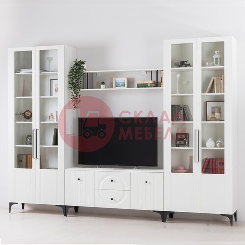  Шкаф-витрина Валенсия 13.218 Mobi в Симферополе Крыму