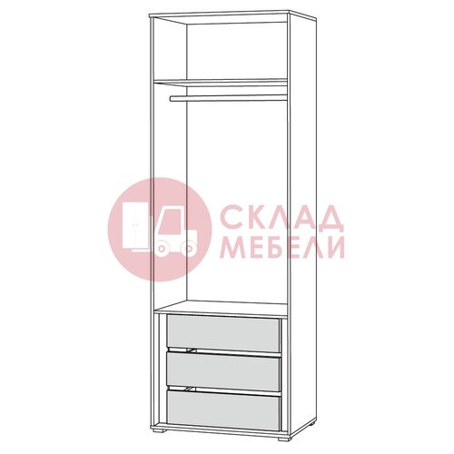  Шкаф для одежды Остин 13.336.02 Mobi в Симферополе Крыму