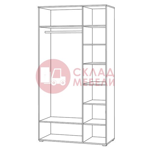  Шкаф для одежды Остин 13.336.03 Mobi в Симферополе Крыму