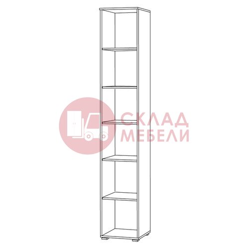  Шкаф-витрина Остин 16.394.03 Mobi в Симферополе Крыму