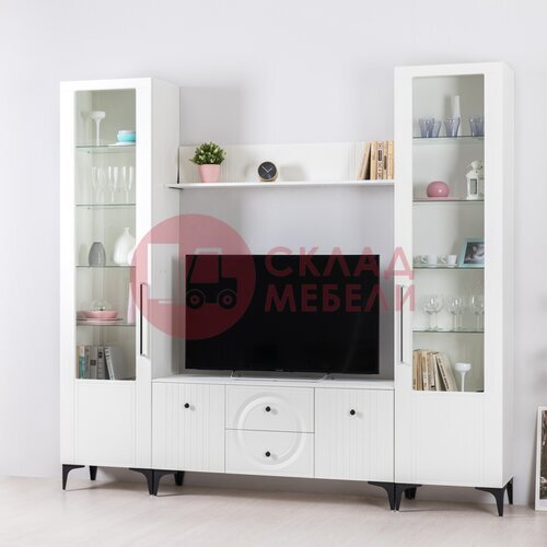  Шкаф-витрина Валенсия 13.218 Mobi в Симферополе Крыму