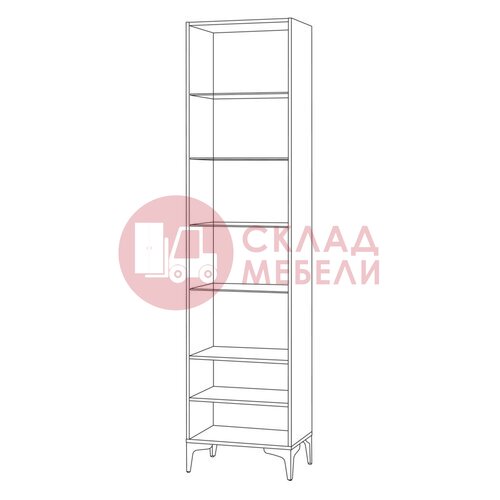  Шкаф-витрина Валенсия 13.218 Mobi в Симферополе Крыму