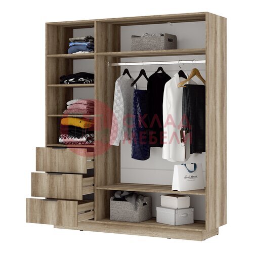  Шкаф Даллас шк-01 СтендМебель в Симферополе Крыму