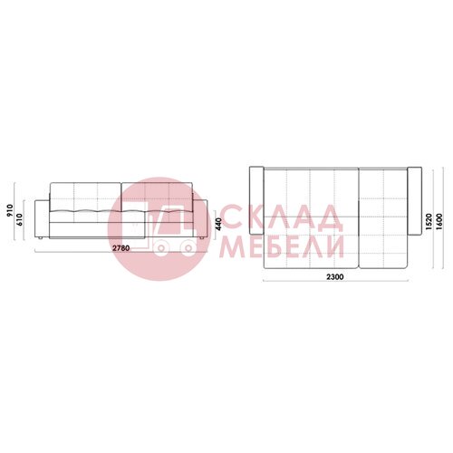 Диван угловой Сиэтл Rivalli в Симферополе Крыму