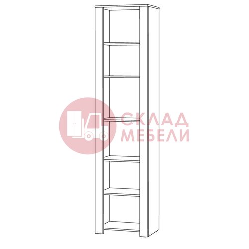  Шкаф торцевой Джастин Mobi в Симферополе Крыму