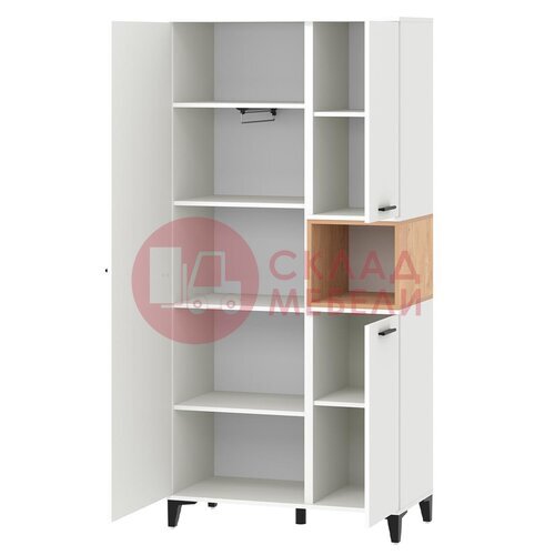  Шкаф комбинированный Берген ПМ SILVA в Симферополе Крыму