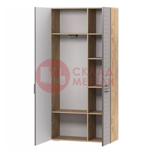  Шкаф для одежды с зеркалом Ливорно Х ПМ SILVA в Симферополе Крыму