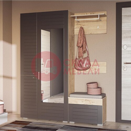  Шкаф комбинированный Ливорно Х ПМ SILVA в Симферополе Крыму