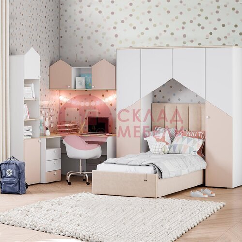  Шкаф для белья Банни L/R ПМ SILVA в Симферополе Крыму