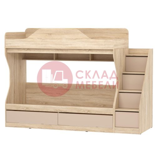  Кровать двухъярусная Акварель ПМ SILVA 