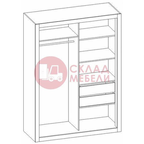  Шкаф-купе Венеция 1,6 Imperium в Симферополе Крыму