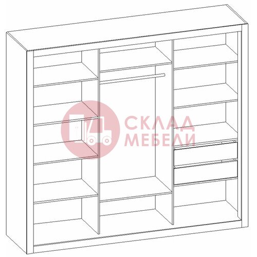  Шкаф-купе Венеция 2,4 Imperium в Симферополе Крыму