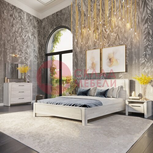  Кровать Моника с ПМ Росток-мебель в Симферополе Крыму