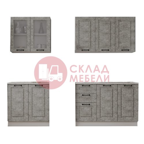  Кухня Капри 2м ДСВ 