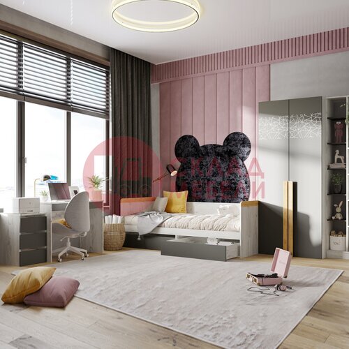  Стол с тумбой Кент-1 Росток-мебель в Симферополе Крыму