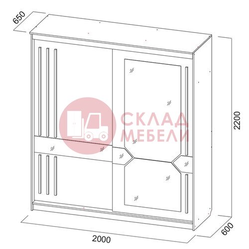  Шкаф-купе №25 NN в Симферополе Крыму