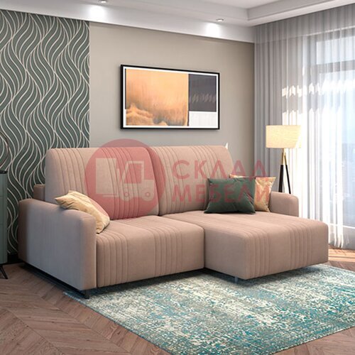  Диван Уолтер угловой с оттоманкой УП Rivalli в Симферополе Крыму