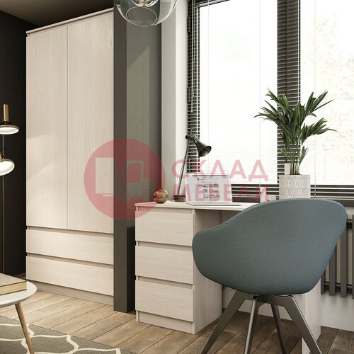  Шкаф двустворчатый комбинированный Бриз SV-Мебель в Симферополе Крыму