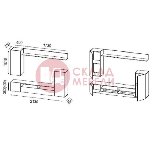  Гостиная Прага 3 Олмеко в Симферополе Крыму