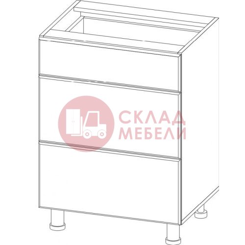  Стол рабочий С600я Соната SV-Мебель 
