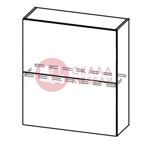  Шкаф навесной Ш700б/720 Модус SV-Мебель 
