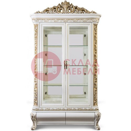 Витрина Алсу двухстворчатая Эра-мебель в Симферополе Крыму