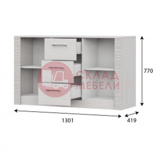  Комод  Гамма 20 3Я2Д SV-Мебель в Симферополе Крыму