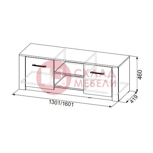  ТВ тумба Гамма 20 SV-Мебель в Симферополе Крыму