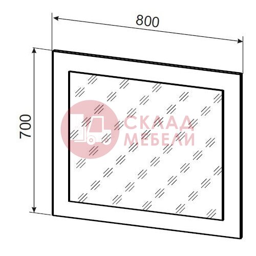  Зеркало Гамма 20 SV-Мебель в Симферополе Крыму