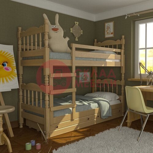  Кровать Соня двухъярусная Bravoмебель в Симферополе Крыму