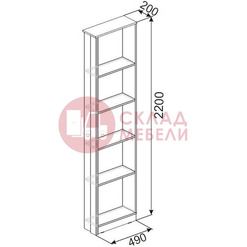  Угловое окончание Гамма 20 SV-Мебель в Симферополе Крыму