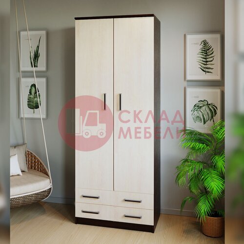  Шкаф ПШ-3.8 распашной Росток-мебель в Симферополе Крыму