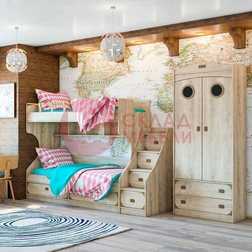  Кровать Мираж-1 двухъярусная Росток-мебель в Симферополе Крыму