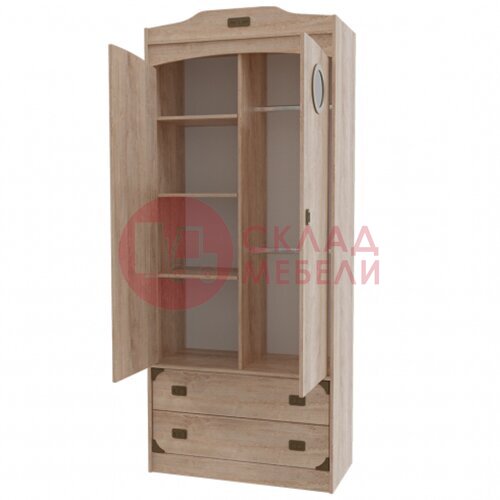  Шкаф Мираж-1 комбинированный Росток-мебель в Симферополе Крыму