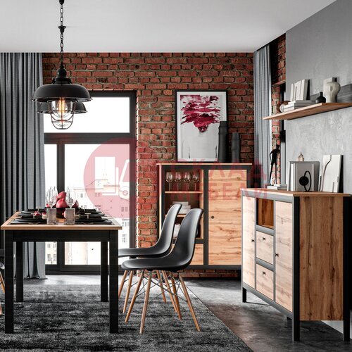  Витрина Лофт REG1W1S BRW в Симферополе Крыму