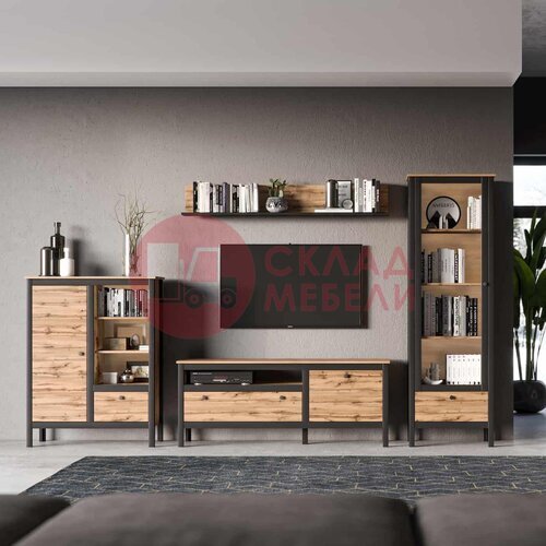  Витрина Лофт REG1W1S BRW в Симферополе Крыму