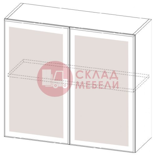  Шкаф навесной Ш700с/720 Волна SV-Мебель 