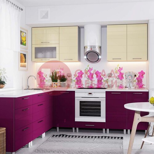  Шкаф навесной ШГ800с/360 Лаура ВЕРХ/НИЗ SV-Мебель в Симферополе Крыму