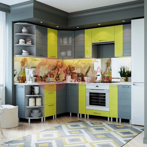  Шкаф навесной ШГ500/360 Лаура ВЕРХ/НИЗ SV-Мебель в Симферополе Крыму