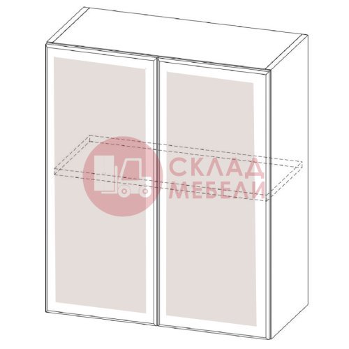  Шкаф навесной Ш600с/720 Классика SV-Мебель 