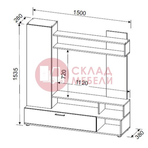  Мебель для гостиной МГС9 NN в Симферополе Крыму
