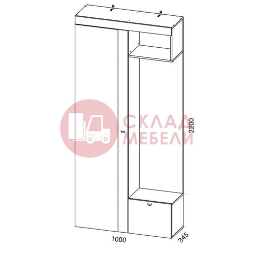  Прихожая №5 SV-Мебель в Симферополе Крыму
