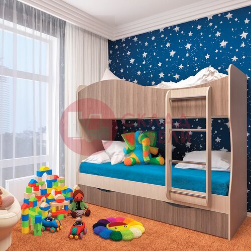  Кровать Кузя двухъярусная Пирамида в Симферополе Крыму