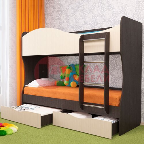  Кровать Кузя двухъярусная Пирамида в Симферополе Крыму